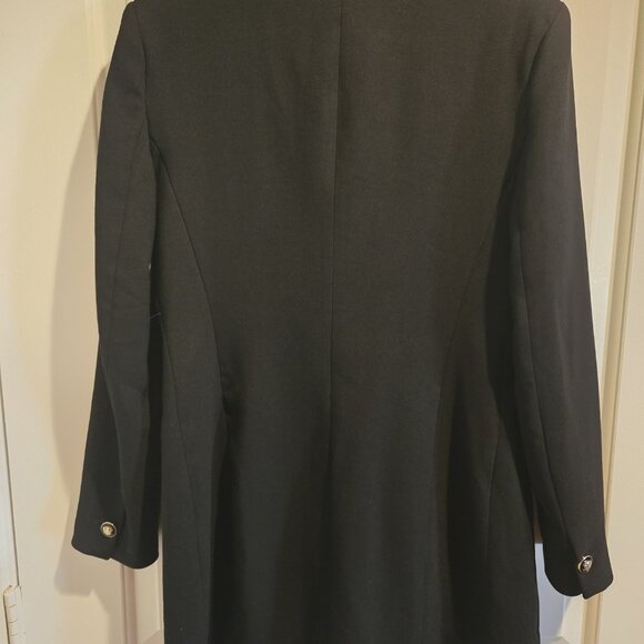 ZARA New With Tags Black Crest Button Tailored Blazer - L - Picture 7 of 9
